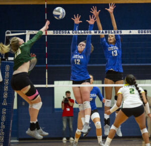 COLLEGE VOLLEYBALL: Lady Wranglers survive five-set thriller against Midland College