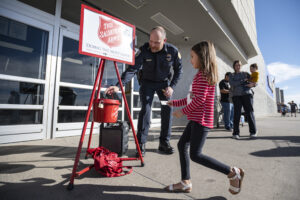 Salvation Army red kettles falling behind