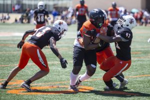 COLLEGE FOOTBALL: Falcons wrap up early prep for 2022 season with Orange-Black Game