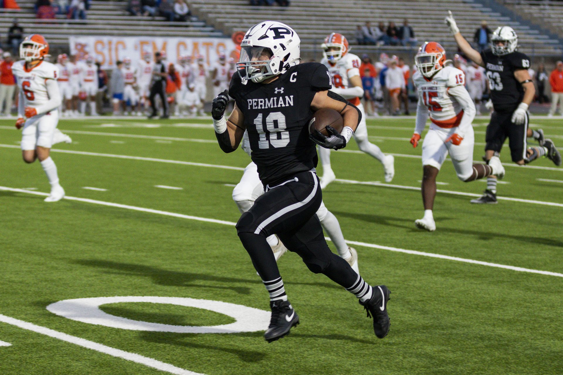 Permian football qualifies for state playoffs with win over Midland High