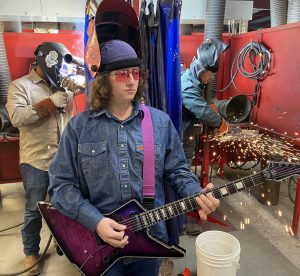 TSTC student combines love of music, welding