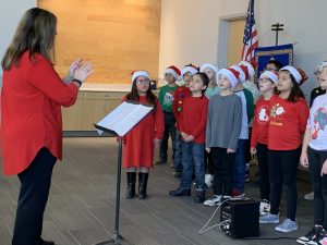 St. John’s Episcopal School Choir perform Christmas classics at Rotary Club meeting