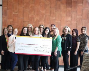 Pecos Women’s 20th Century Club presents check to CMN at MCHS